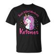 Solo Una Chica Que Ama Las Cetonas Dieta Cetogénica Divertida Keto Camiseta unisex