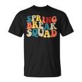 Spring Break Squad Retro Spring Break 2025 Maglietta