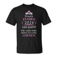 Staatsexamen Jura Teacher Medicine Pharmazie Bestanden 2024 T-Shirt