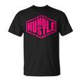 Stay Humble Hustle Hard Inspirational Hot Pink Urban Graphic T-Shirt