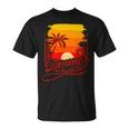 Surfer Beach Sea Retro Summer Fernlust T-Shirt