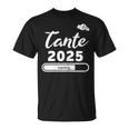 Tante 2025 Loading Ich Werde Tante 2025 T-Shirt