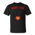Tatuaggio Muay Thai Kickboxing Sak Yant A Forma Di Fiore Di Loto Maglietta
