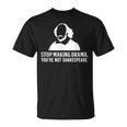Teatro Escenario Actor Función Obra Musical Camiseta unisex
