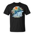 Tiburón Japonés Gran Ola Kanagawa Japón Arteintage Camiseta unisex