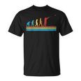 Tiro Al Plato Evolución Retro Trampa Para Tiro Al Plato Camiseta unisex