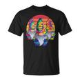 Trois Nains Hippies Nains De Paix Drôles Et Rétro Cravate T-Shirt