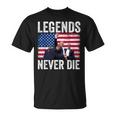 Trump Legends Never Die Trump Assassination Red T-Shirt