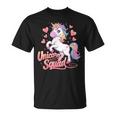 Unicorn Squad Birthday Party Unicorn Girl T-Shirt