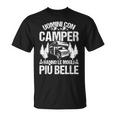 Uomo Divertente Camper Hanno Le Mogli Più Belle Campeggio Maglietta