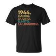Uomo Divertenti Compleanno Uomo Annointage 1944 Maglietta