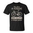 Uomo Papà Nonno Ciclista Regalo Divertente Per Pensione Ciclismo Maglietta