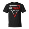 Uptempo Slogan 200 Bpm Speedcore Gabber Festival Uptempo T-Shirt