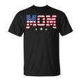 Usa Patriotic Mom Mother's Day American Flag 4Th Of July Mom T-Shirt
