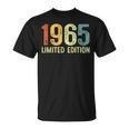 Vintage 1965 56 Anni Compleanno Uomo Donna Regalo Divertente Maglietta