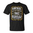 Vintage 1982 Regalo Divertente 39 Anni Compleanno Maglietta