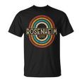 Vintage 8200 Rosenheim Retro Alte Postleitzahl T-Shirt