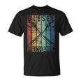 Vintage Diesel Mechanic Car Garage Distressed T-Shirt