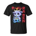 Vintage Ramen Baphomet Otaku Anime Baphomet T-Shirt