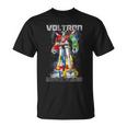 Voltron Retro Defender Space Distressed Maglietta