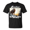 Wolf Brother Set Da Campeggio Con Motivo Tribù E Lupi Maglietta