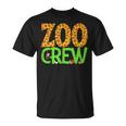 Zoo Safari Crew Gita Allo Zoo Squadra Selvaggia Che Abbina Animali Maglietta