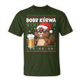 Bob Kurwa X Xmas Beer Flannelette Christmas Beer T-Shirt