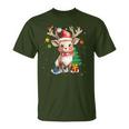 Christmas Children Reindeer Red Nose T-Shirt