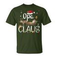 Grandpa Claus Grandma Santa Claus Pyjamas Christmas Grandpa T-Shirt