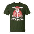 Ho Ho Fick Dich Christmas I Anti Christmas T-Shirt