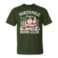 North Pole Book Club Hot Cocoa Bookworms Christmas T-Shirt North Pole Book Club Hot Cocoa Bookworms Christmas T-Shirt