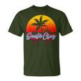 Santa Cruz Ca California Retro Sunset T-Shirt