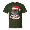 Schlafi Schlafi Hamster Hamstie Christmas Sleep T-Shirt