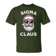 Sigma Claus Santa Christmas Rizz Male The Rizzler Meme T-Shirt