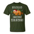 Sloth Christmas Pyjamas Sleep T-Shirt