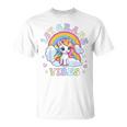 1St Grade Vibes Cute Back To School Unicorn First Grade Girl T-Shirt