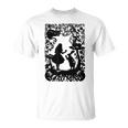 Alice In Wonderland With Cat And Rabbit S T-Shirt