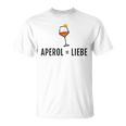 Aperol Spritz Gleich Liebe Fun Gray T-Shirt