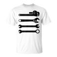 Assortimento Di Chiavi Inglesi Wrench Assortment Maglietta