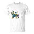 Bambino 6° Compleanno Dabbing Motocross Moto Ragazzo 6 Anni Maglietta