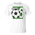 Bambino Gooool 6° Compleanno 6 Anni Di Calcio Maglietta
