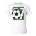 Bambino Gooool 7° Compleanno 7 Anni Di Calcio Maglietta
