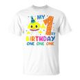 Bambino Il Mio Primo Compleanno – Regalo Di Squalo Per Bambini Maglietta