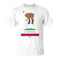 We Bare Bears California Flag Maglietta