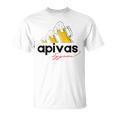 Bier Apivas Lustiges Russisches T-Shirt