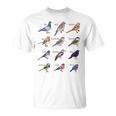 Birds Collection 'Ich Liebeogelund Die Natural' T-Shirt