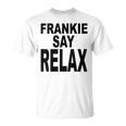Camicia Frankie Say Relax 80'S Music Uomo Maglietta