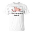 Camisa De Dormir Cerdito Pijama Cerdo Camiseta unisex