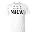 Carino Dolce Meow Cat Maglietta