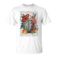 Cervello Cuore Anatomia Fiori Medico Neurologo Maglietta